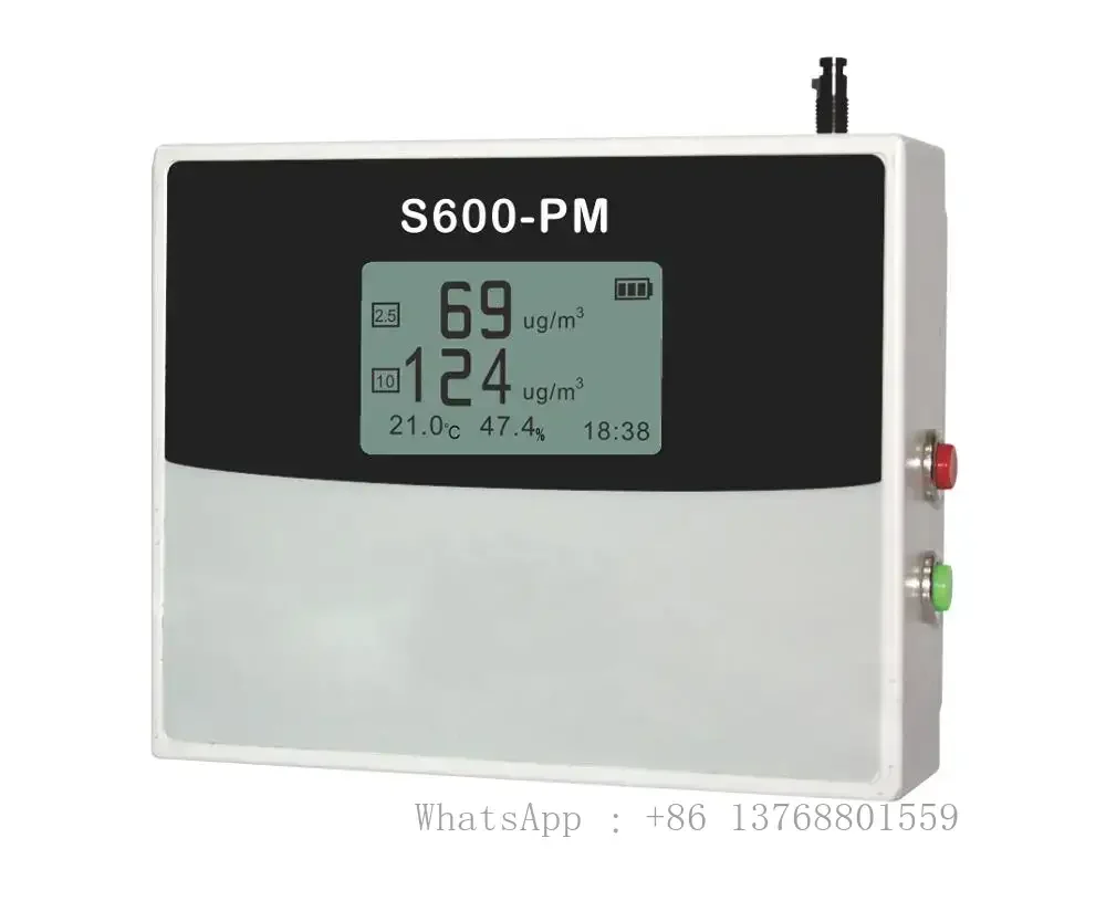 S600 Digital PM And Temperature Humidity Data Logger Recorder, Indoor Air Quality Tester, Air Environment Detector