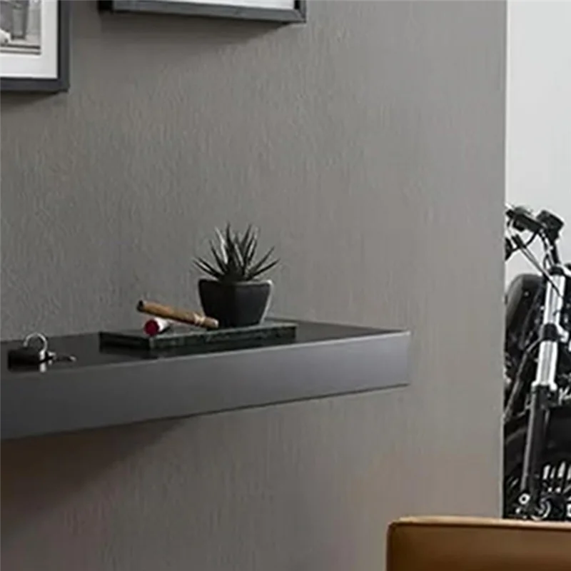 Picture 4: AK23-Modern Minimalist Wall Mount Wine Cabinet Wall Rack Floating Shelf Storage Rack