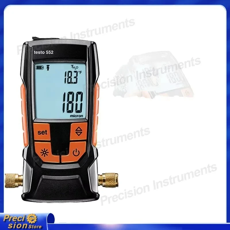 For Digital Vacuum Gauge 0-26.66 Mbar Absolute Pressure Meter High Precision Electronic Display Auto AC HVAC Refrigeration