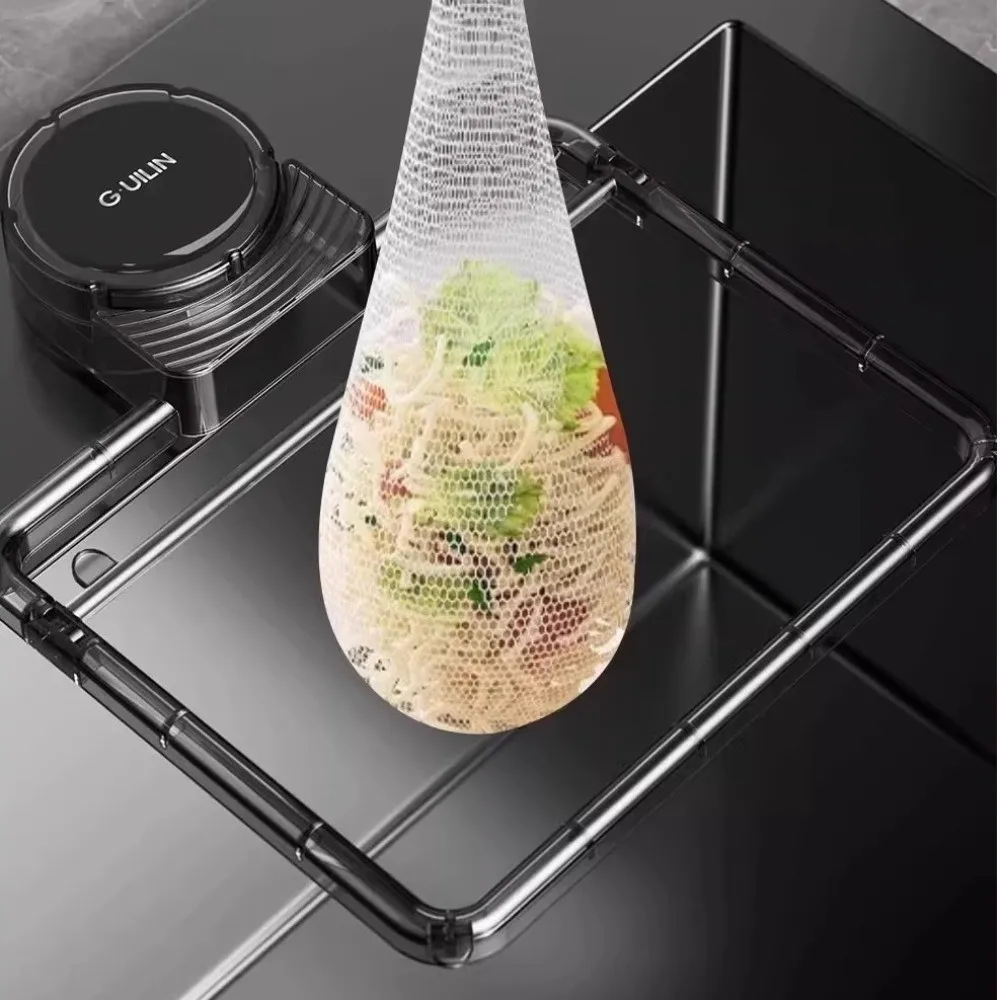 Suction Cup Kitchen Sink Filter Anti Clogging Strong Load-Bearing Sink Drainage Basket Easy Clean Multi-Purpose