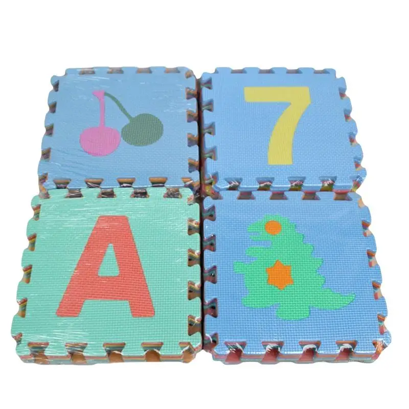 Non Toxic PE Foam Play Mat Alphabet Number Puzzle Mat Educational Baby Crawling Pad Kids Playroom Activity Supplies view 6