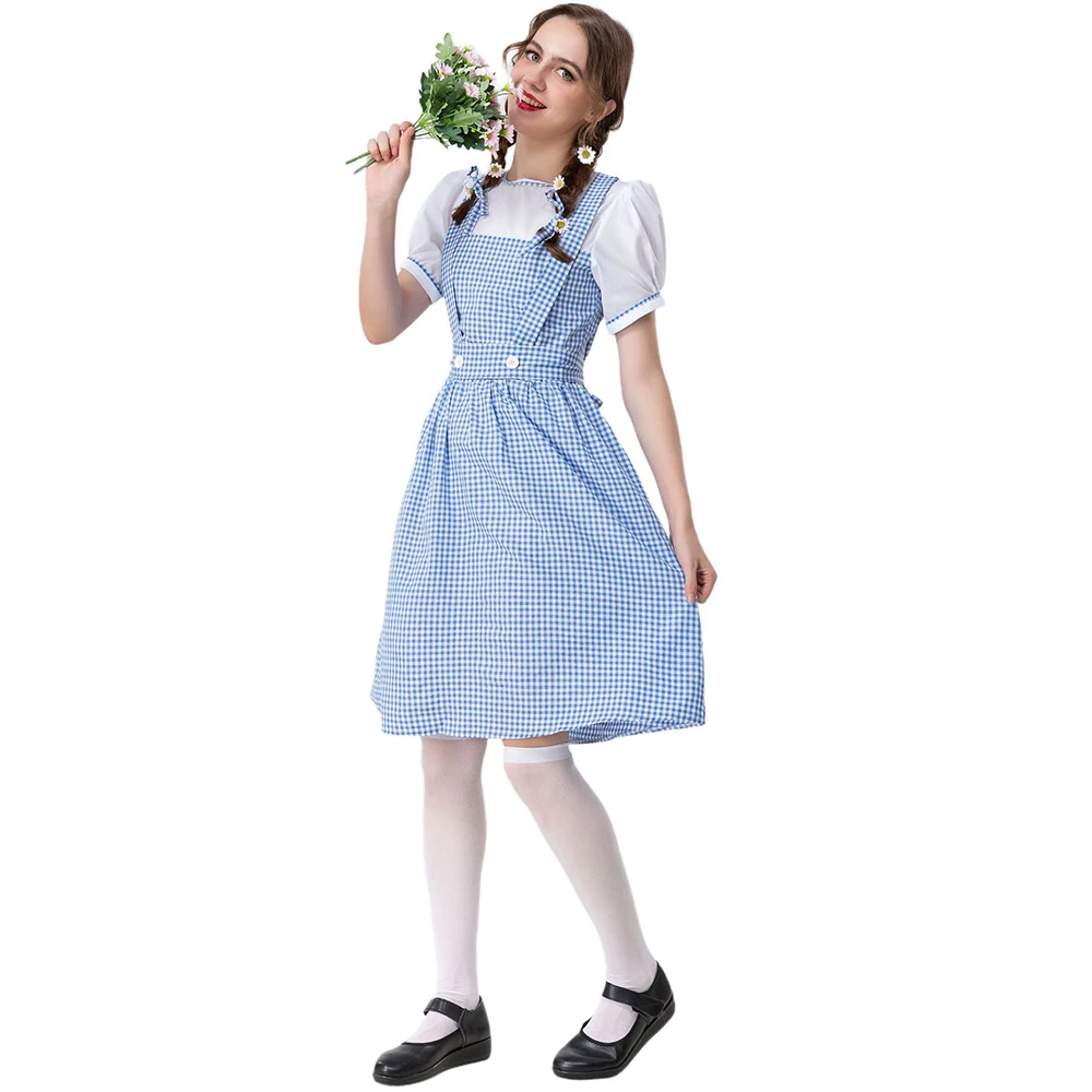 Halloween Children's Dorothy From Costume Medieval Maid Children's Day Pastoral Character Shooting Costume