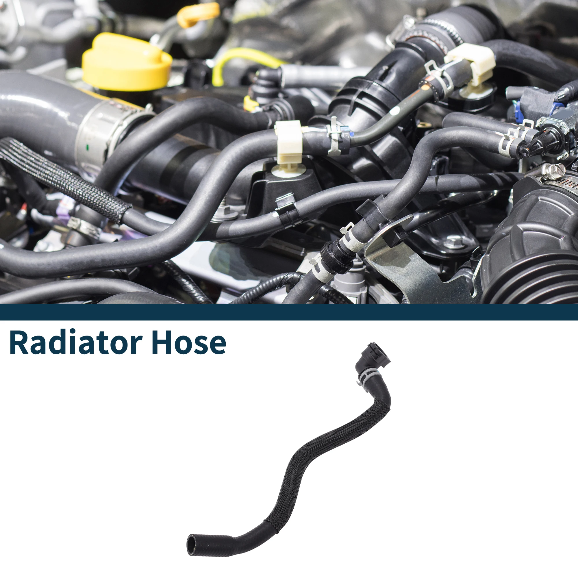 

Motoforti Radiator Hose Heater Hose No.C2Z9750 for Jaguar XF 10-15 Rubber Coolant Pipe Black 1 Pc