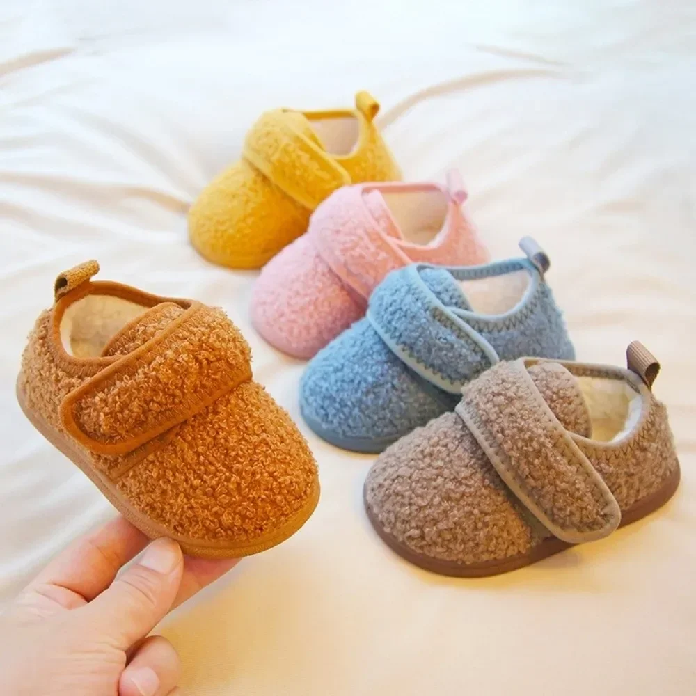 

New Soft Soled Winter Snow Boots Anti Slip Lining Toddler Shoes Infant Boots Outdoor