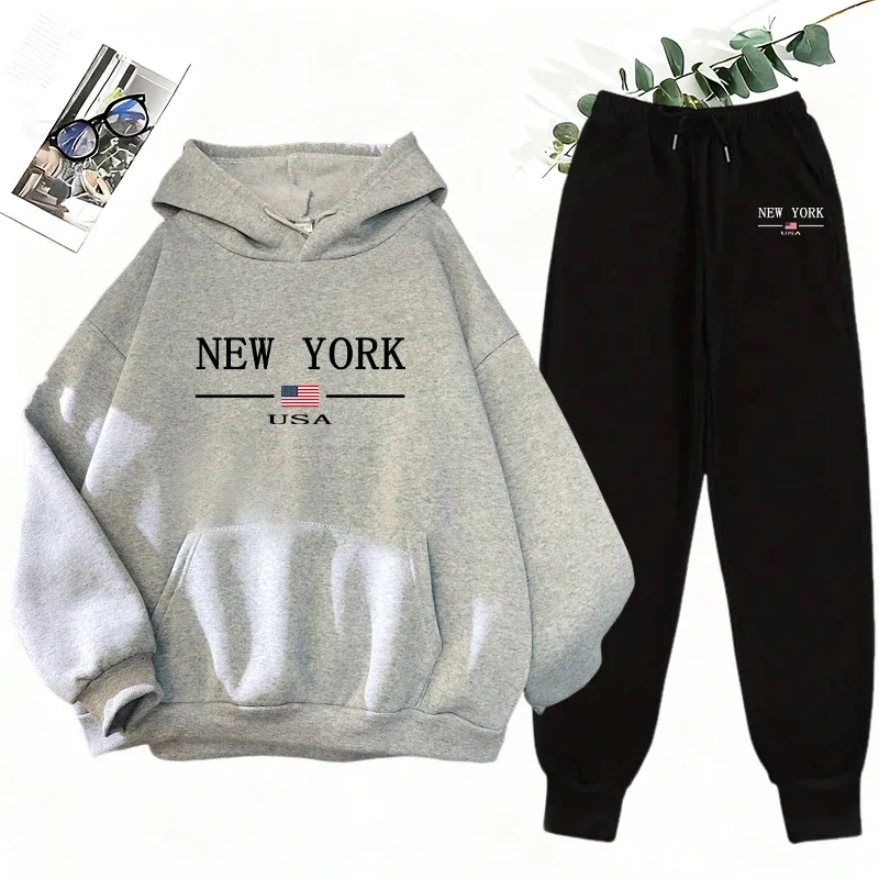 Women's Tracksuit Quality Casual Pullover Sweatshirts Outdoors Sports Jogging Clothing Autumn Winter Fashion Hoodies Sportswear