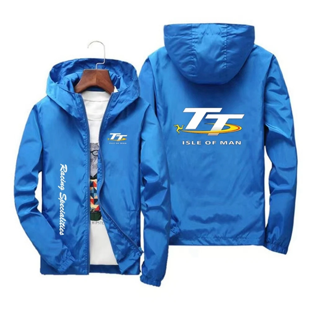 2024 New Men\'s Jacket Man Island TT Ultra Light Windproof Outdoor Sports Quick Drying Skincare Top