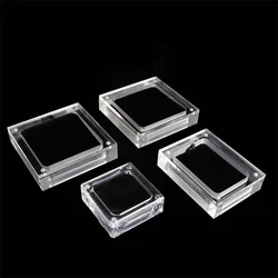 Acrylic Transparent Display Stand Jewelry Box Display Boxes Pendant Necklace Display Stand Transparent Base Display Case Gift