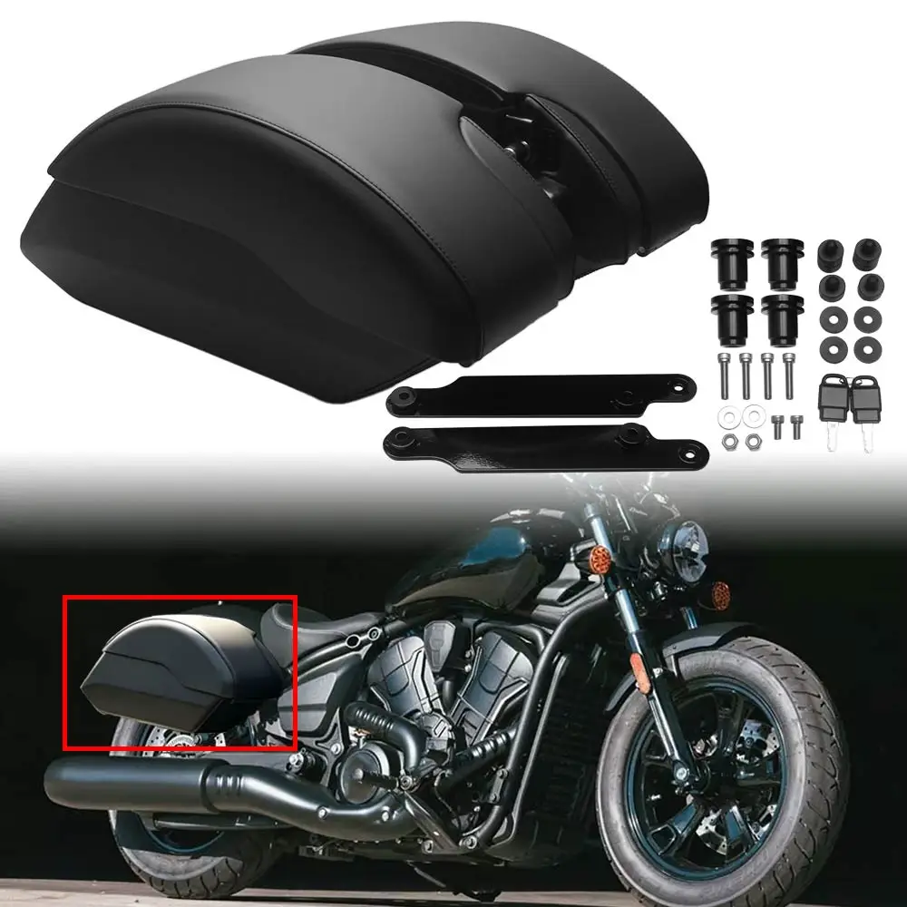 For Indian Scout Bobber Classic Sixty Limited Super Sport Scout 101 2025-2026 Motorcycle Large Hard Saddlebag Luggage Side Cases