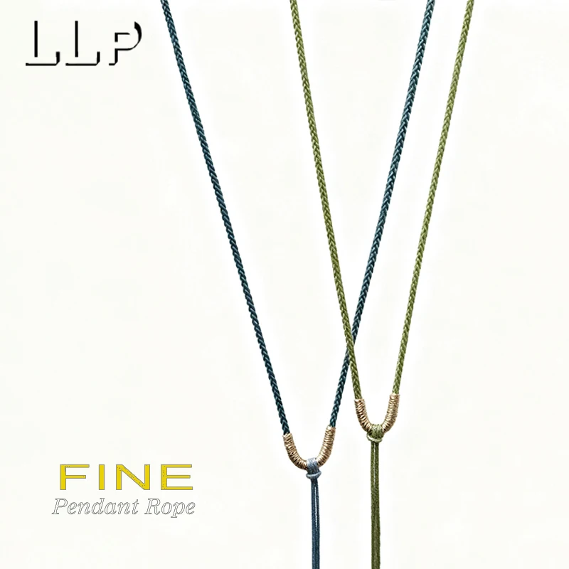 

5pcs Adjustable Pendant Beaded Rope Handmade Necklace Pendants Hanging Rope For Men And Women Diy Gift