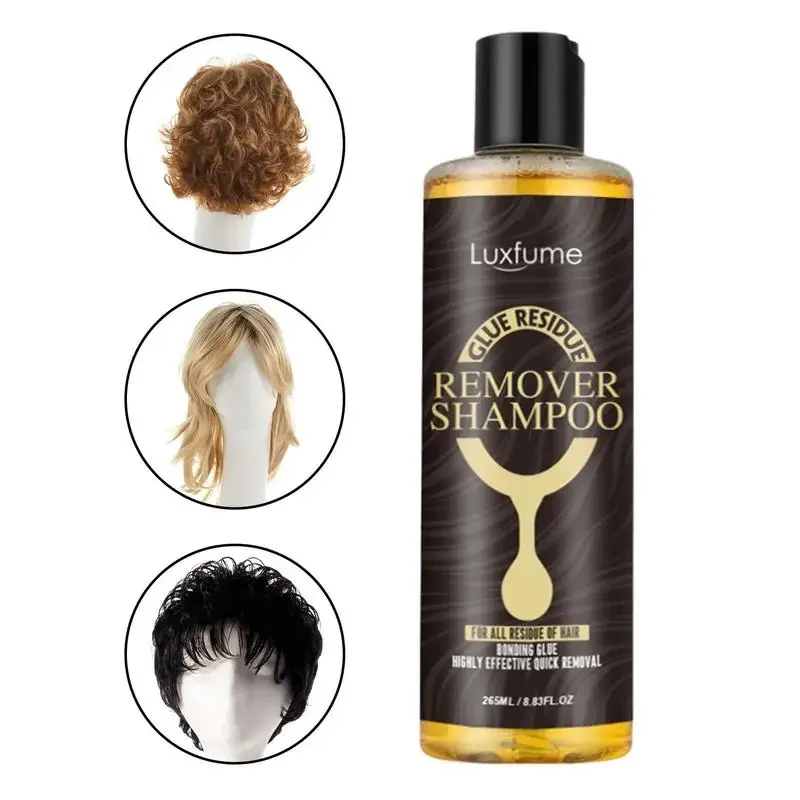 Champú eliminador de residuos de pegamento, Spray para el cabello de liberación de unión de acción rápida, 265ml, extensiones de cabello de acción rápida, cinta removedora de pegamento para peluca