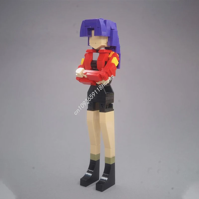 

113 шт. MOC Misato Katsuragi аниме синхронизированная гуманоидная фигурка Меха строительные блоки Рождественская модель развивающий детский подарок