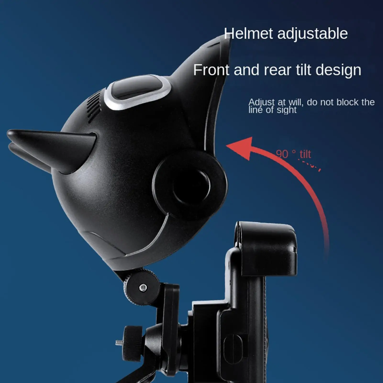 Motorcycle Phone Mount 360 Rotation Helmet Design Sunshade Fit 3.5-7.2 Inch Phone Motorcycle Mount For Rearview Mirror Cycling