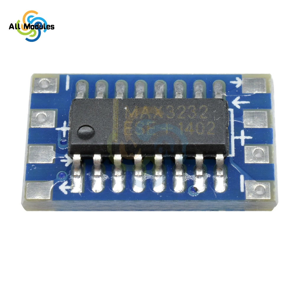 Imagem -04 - Mini Max3232 Rs232 para Ttl Porta Serial Leavel Conversor Piscando Módulo Conector Max232 para Arduino Placa Piscando Novo Peças