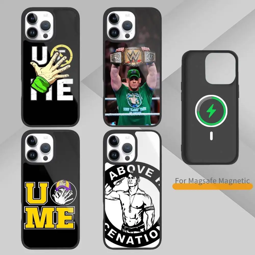 

J-John C-Cena Wrestler Phone Case For iPhone17,16,15,14,13,12,11 Plus,Pro Max Magnetic Magsafe Wireless Charging