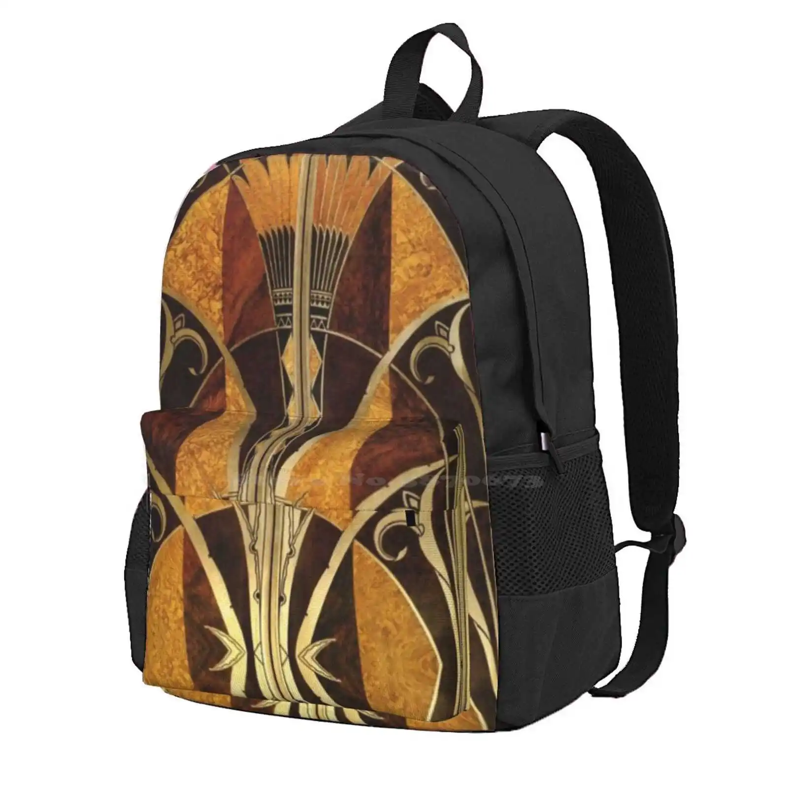 Chrysler Building Elevator Door Hot Sale Schoolbag Backpack Fashion Bags New York City Chrysler Building Art Architecture