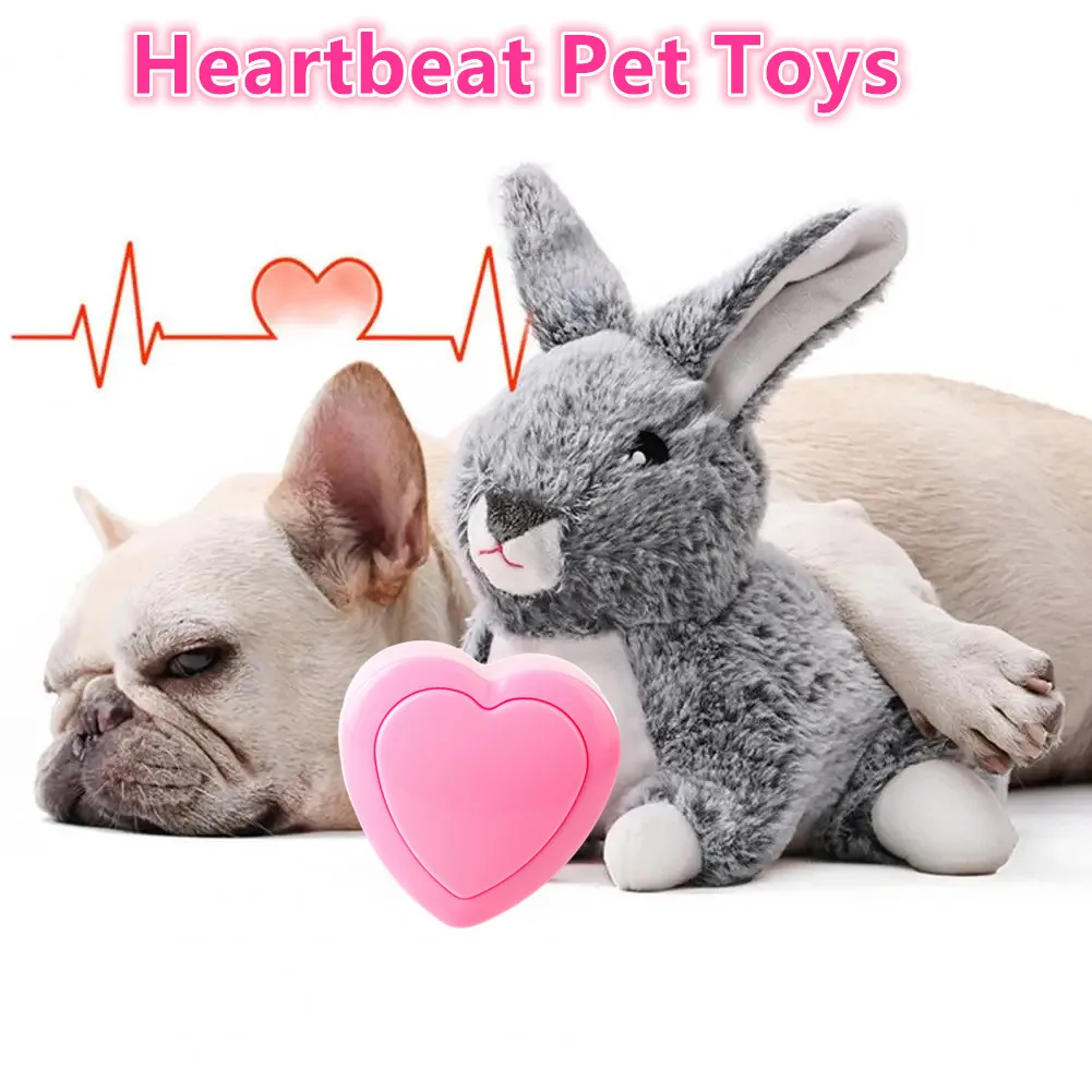 Heartbeat Pet Simulated Heartbeat for Puppy dogs cats toy Pets Toys Reborn Doll Anxiety Calming Training Behavioral Aid Sleep