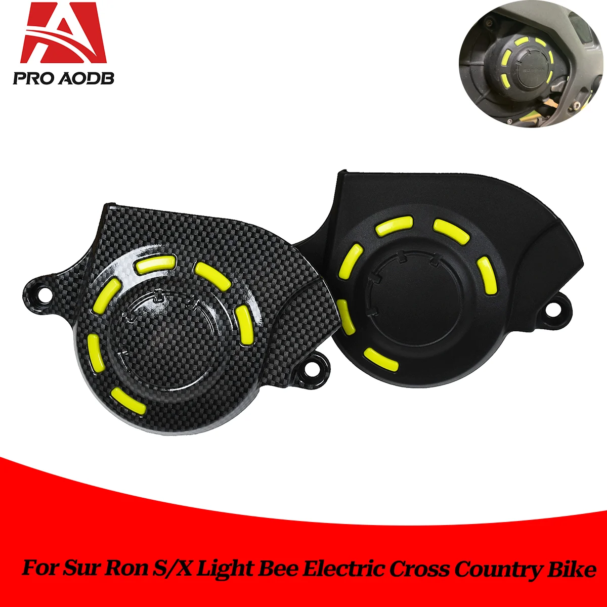 Motorcycle Motor Pulley Guard Sprocket Protection Cover Engine Case Saver Cover For Sur-Ron Surron Light Bee X & Light Bee