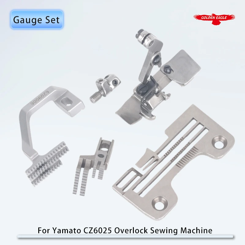 

Набор калибра 2,4x6 мм подходит для деталей швейной машины с оверлоком Yamato CZ6025, игольная пластина 6208002 Прижимная лапка 6207021 Игольчатый зажим 6209100