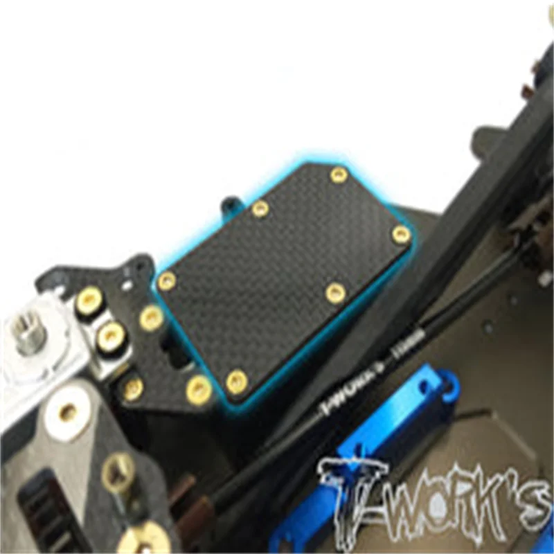 Original T works TO-269-RC8 Carbon fiber Reciver Box Plate ( Team Associated RC8 B3.1 ) Rc part