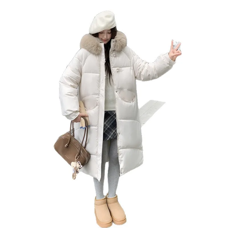 Women Parkas Hooded Zipper Thick Jackets Thick Casual Full Sleeve Solid Long Coats Pockets Elegant Jacket Casual Autumn Winter