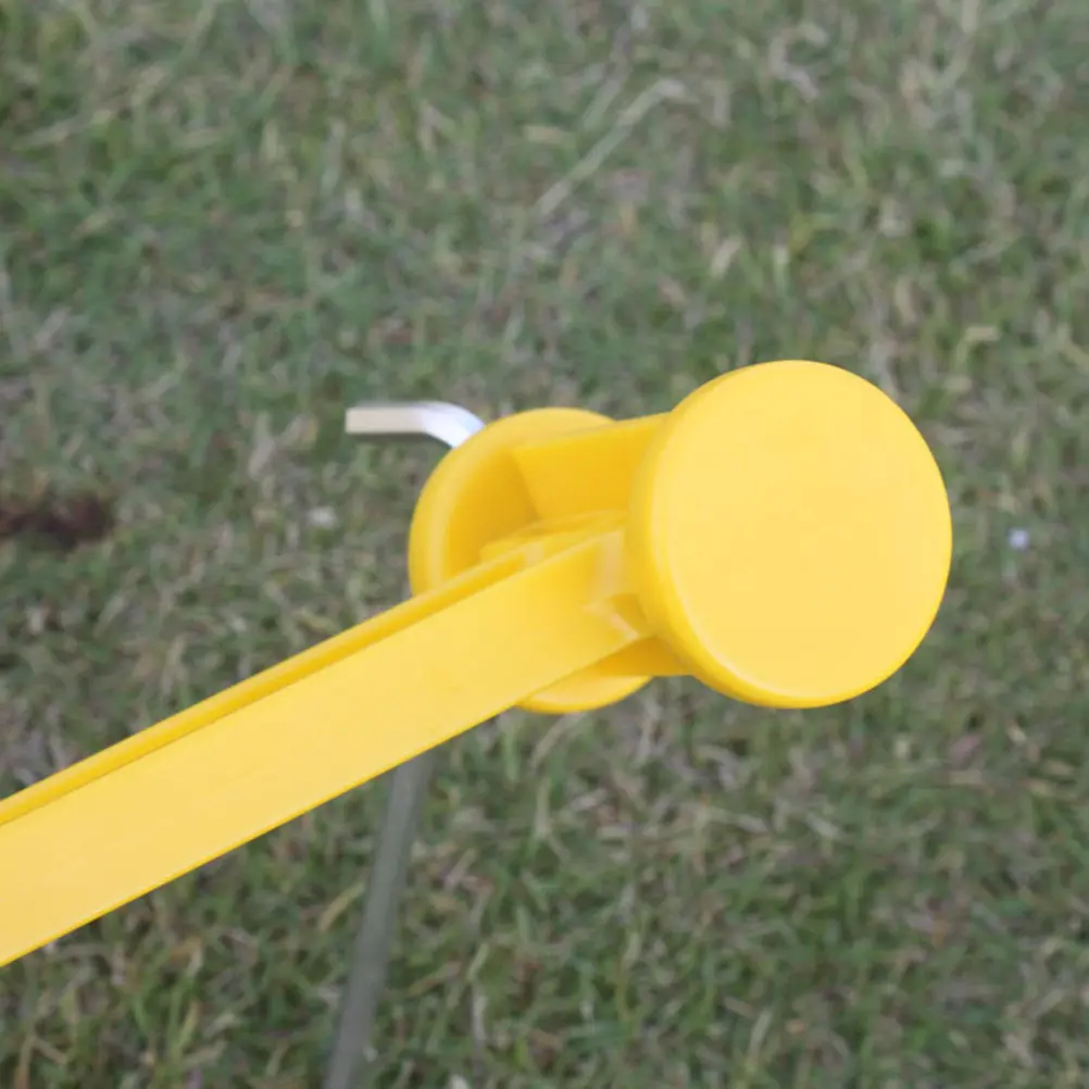 Camping Tent Peg Hammer Plastic Mallet for Outdoor Awning Canopy Stake Driving Pulling Lightweight Portable Handle Notches