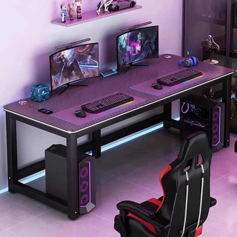 Computer Desk Modern Art Living Room Desktop Double Table  Gaming Bedroom Ergonomic Luxury Table  Chinese Escritorios Furniture