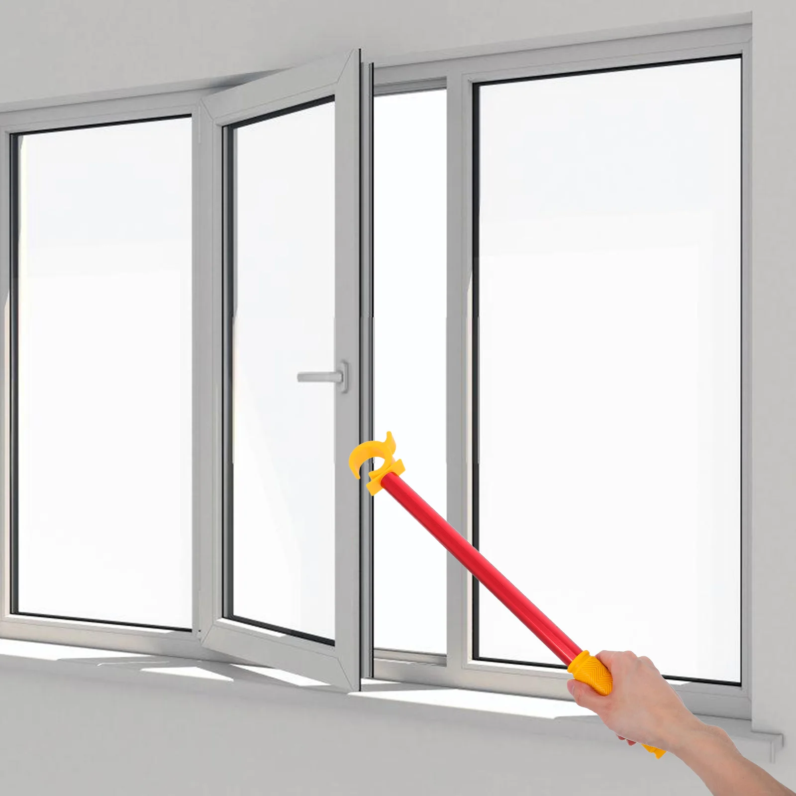

1 Set Cordless Window Blind Adjustment Rod: Open Close Stick For Roller Shades Up Down Opener Lightweight Wand Pole