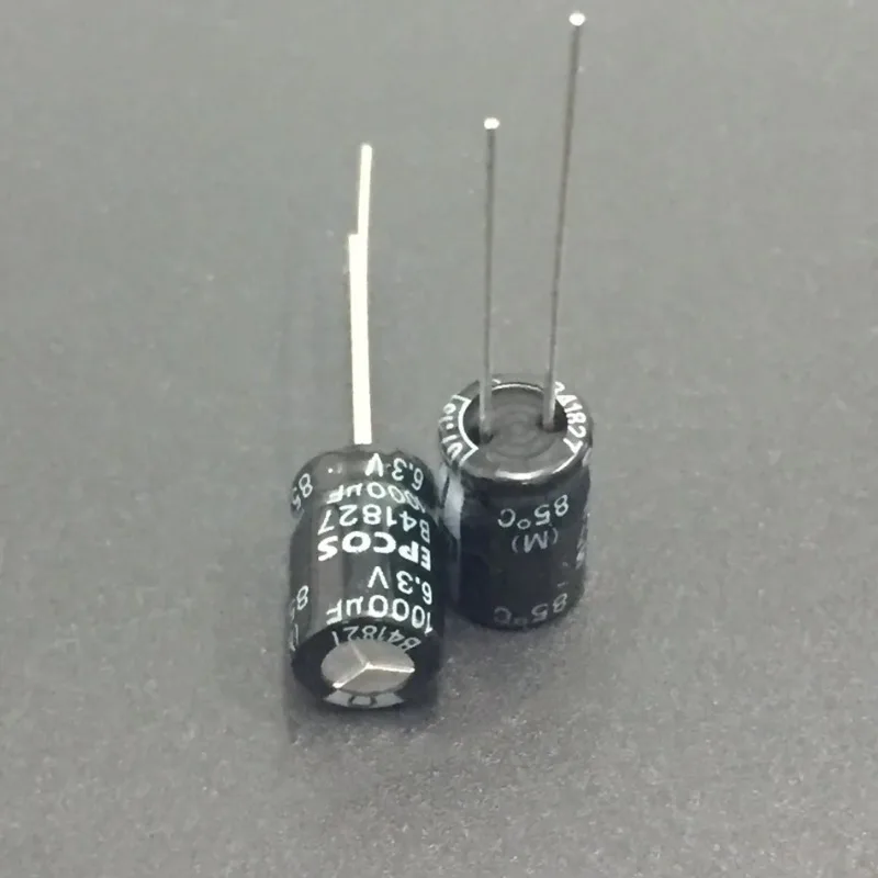 10pcs/100pcs 1000uF 6.3V EPCOS B41827 Série 8x11.5mm 6.3V1000uF capacitor eletrolítico de alumínio