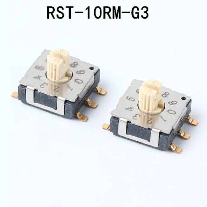 5PCS BCD8421 Mini Encoder Rotary Encoder Switch Multi-Position Band Knob Switch Digital Dial Switch