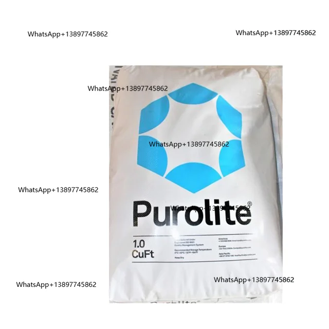 PeiqiPurolita agua suavizante resina catiónica grado alimenticio C100E 001 * 7 suavizante