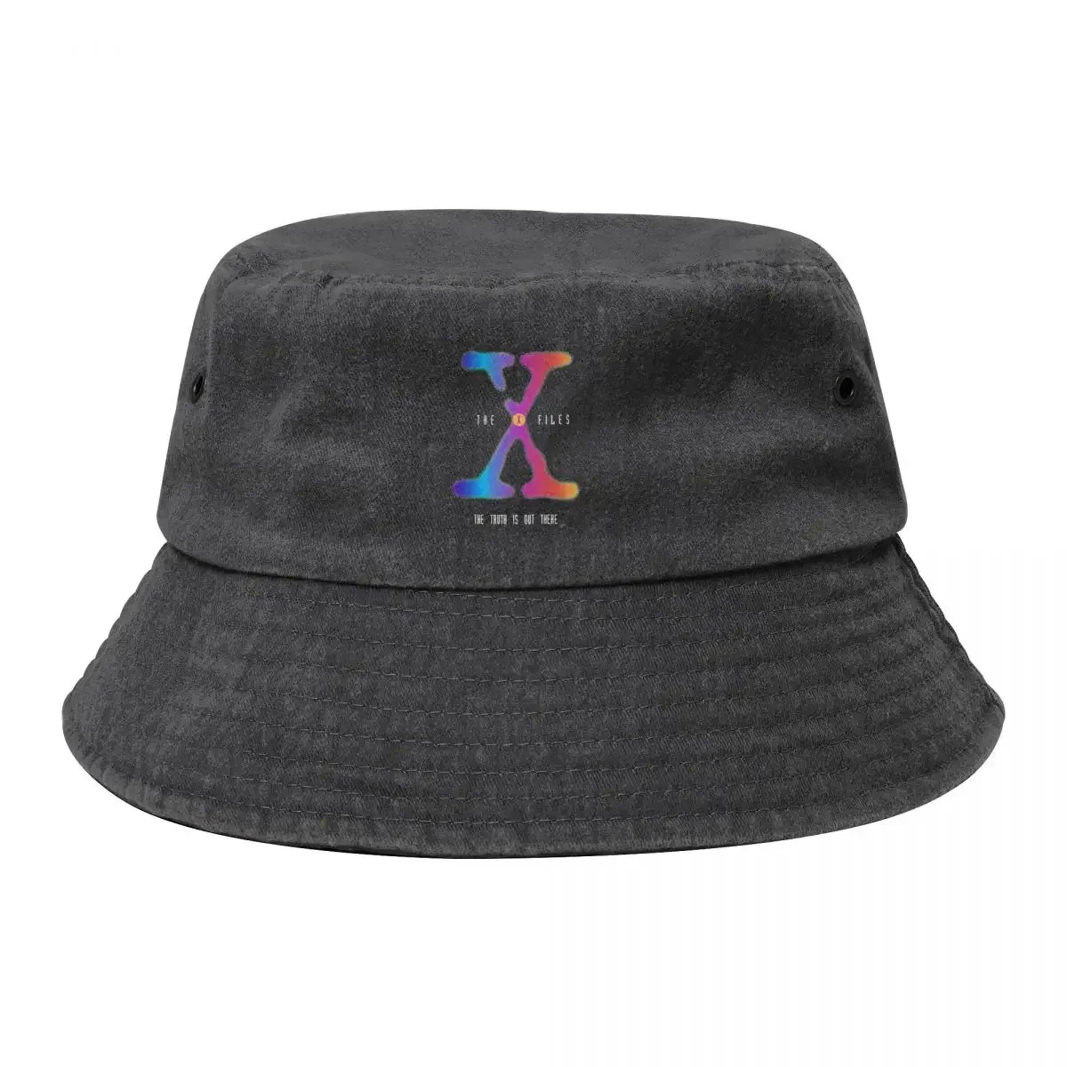 

Colourful X Files Logo Bucket Hat fashionable cute Icon For Women Men's