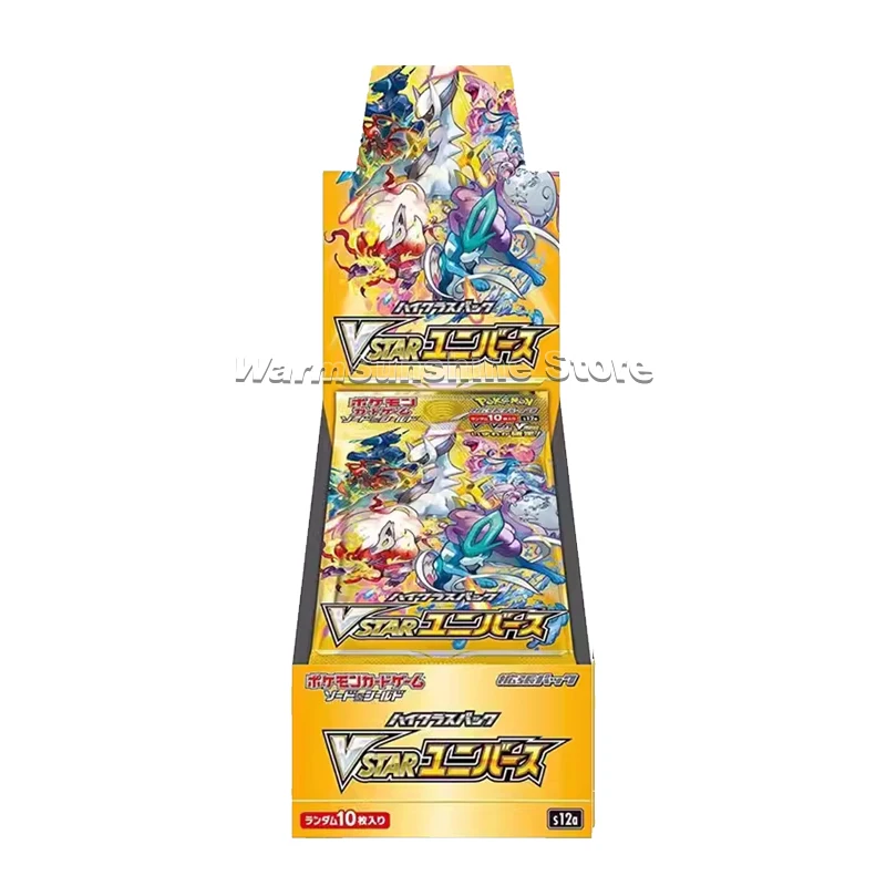 Original Pokemon Card PTCG Japanese Edition Series S12A Gold Bag Anime Game Trading Cards Children Gifts Genuine Board Game Toys