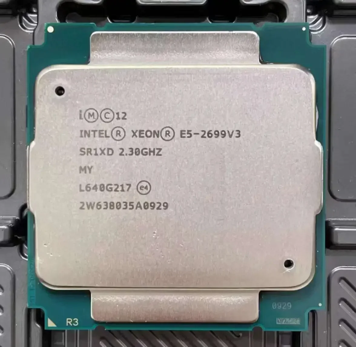 2,3 GHz Sever Procesor CPU LGA 2011-3 E5 2696 V3 2666 2673 2676 2678 2680 2699 2690 2686 V3 V4 CPU do Xeon E5