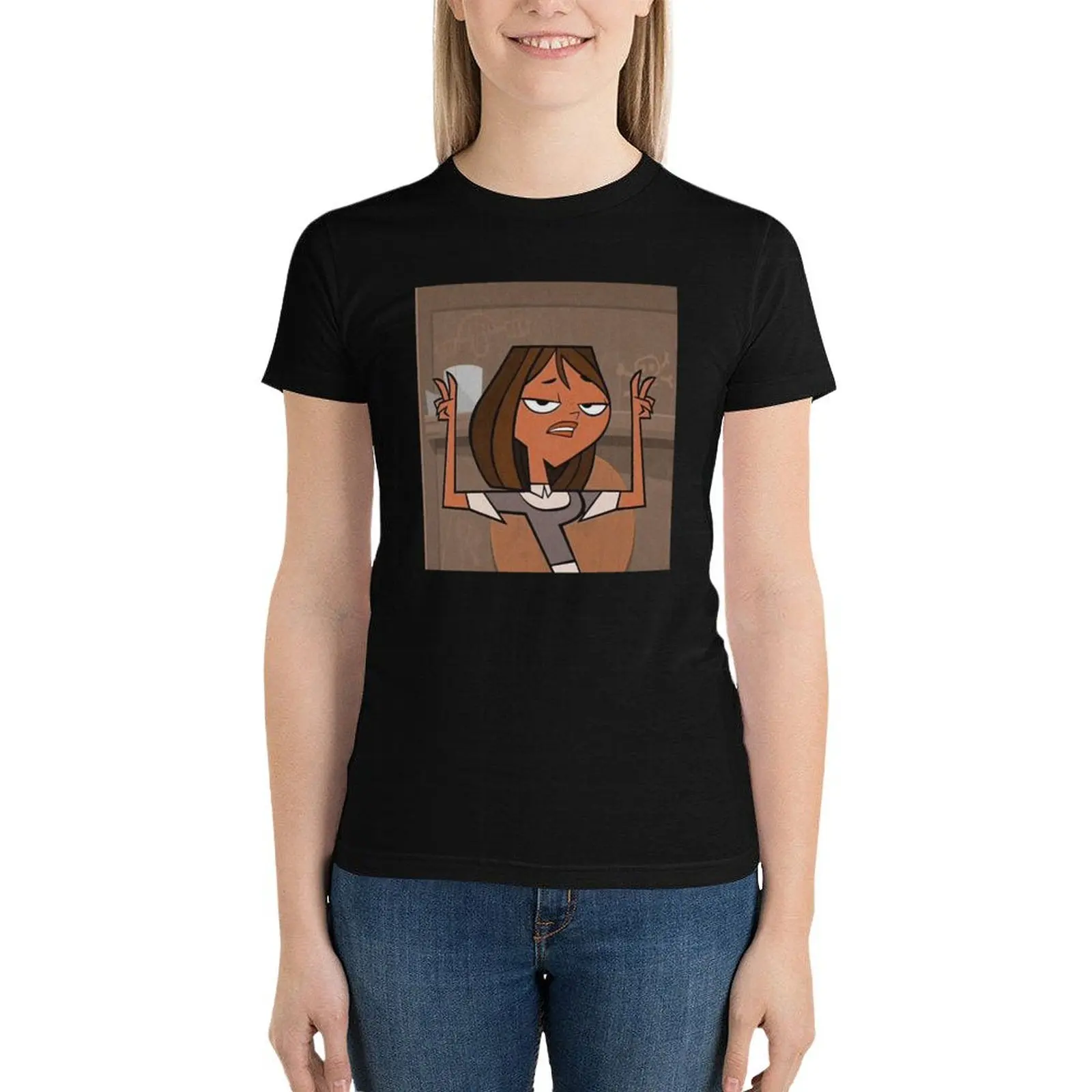 Courtney From Total Drama T-Shirt summer top graphics Women's summer blouses 2024