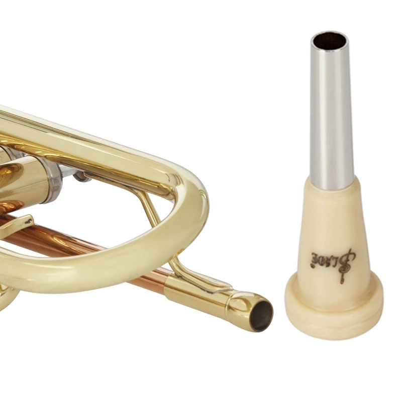 ABS Resin Metal Trumpet Mouthpiece Khaki Lightweight Trumpet Mouth Beginner Musical Instruments Accessories