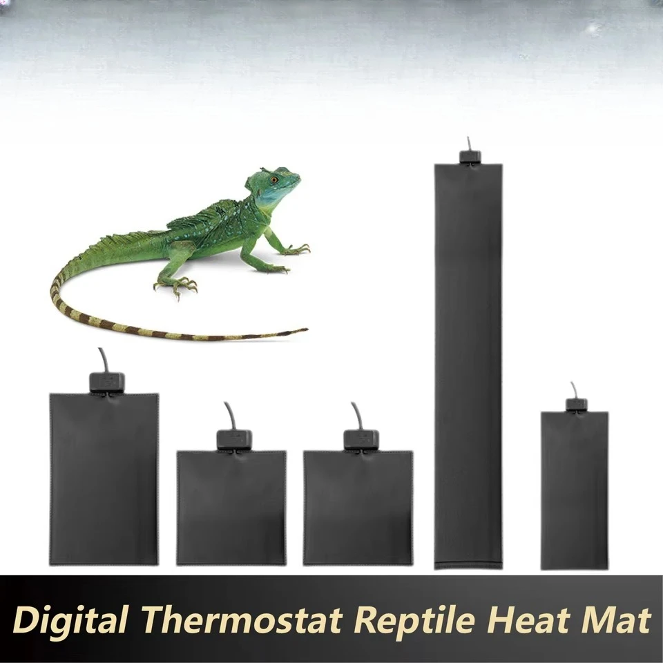 #Waterproof Digital Adjustable Timer Thermostat Snake Gecko Lizard Terrarium Under Temperature Control Reptile Heating Pad