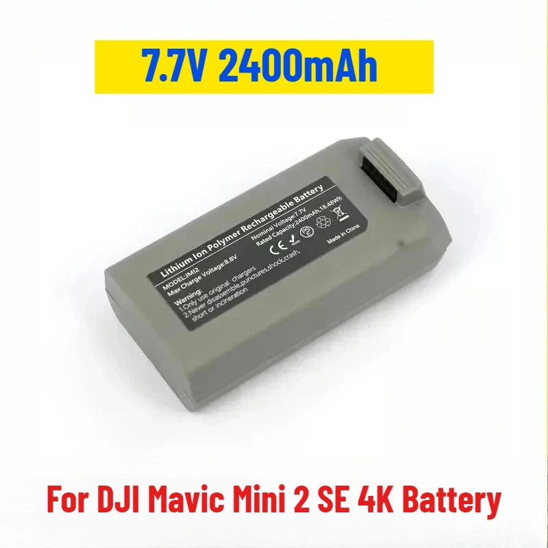 

Аккумулятор 7.7V 2400mAh для DJI Mavic Mini 2 SE 4K, интеллектуальные полетные батареи Mini 2