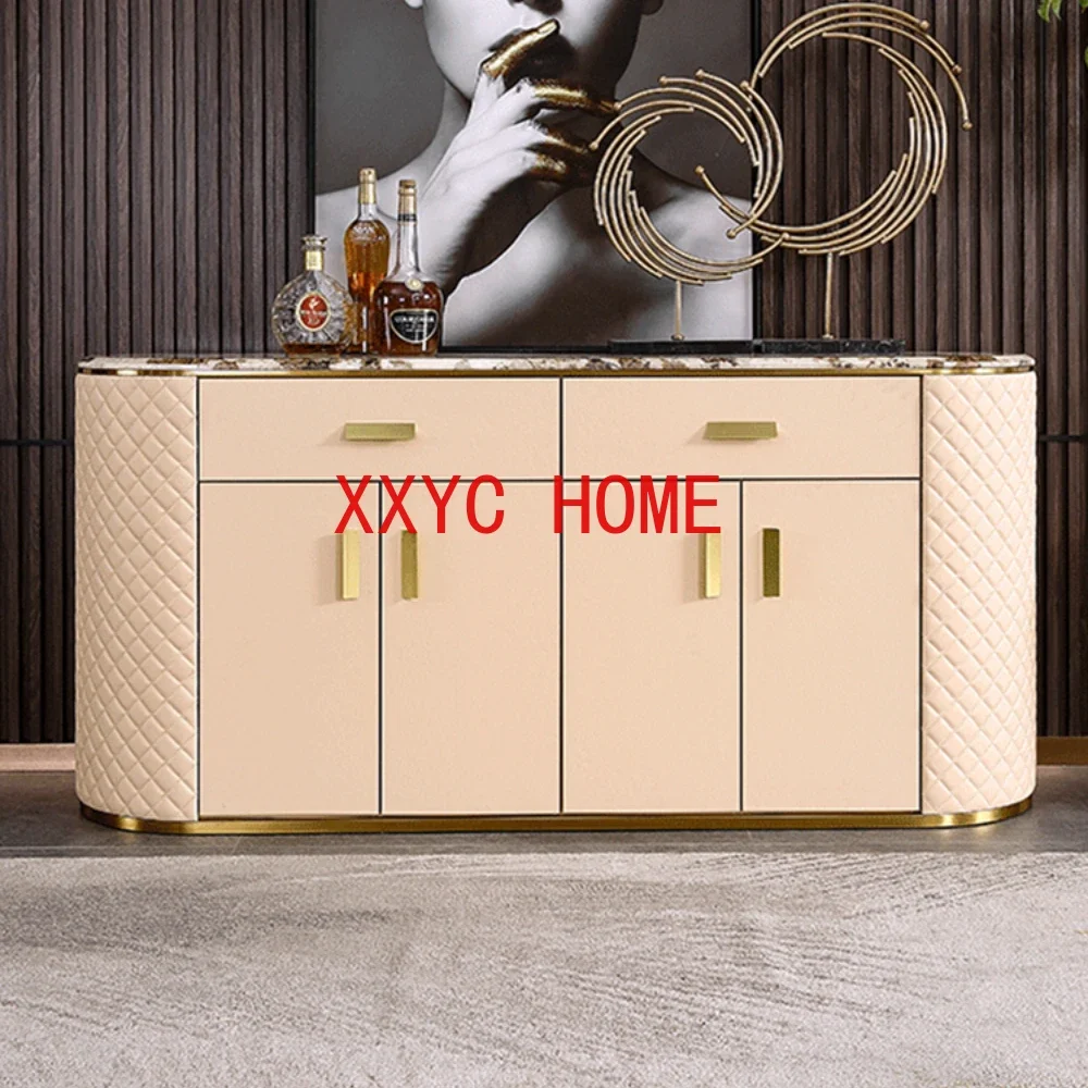 

Светлая роскошная гостиная, итальянский современный новый настенный шкафчик, подставка для телевизора