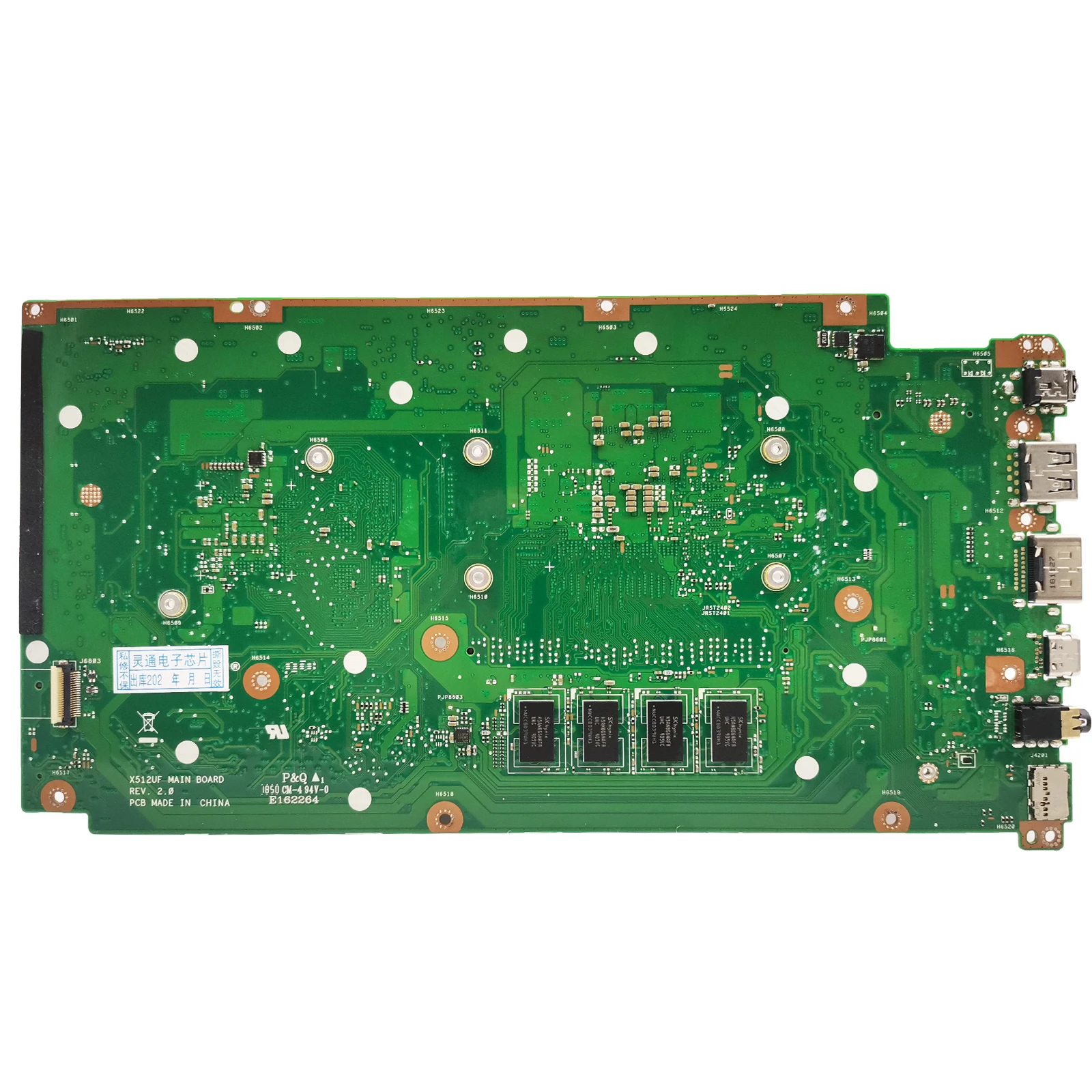 Für ASUS X512U X512UA X512UB X512UF F512U A512U Y5100U V5000UA Mainboard 6050A3249301 4417U i3 i5 i7 Gen VivoBook 15 X512