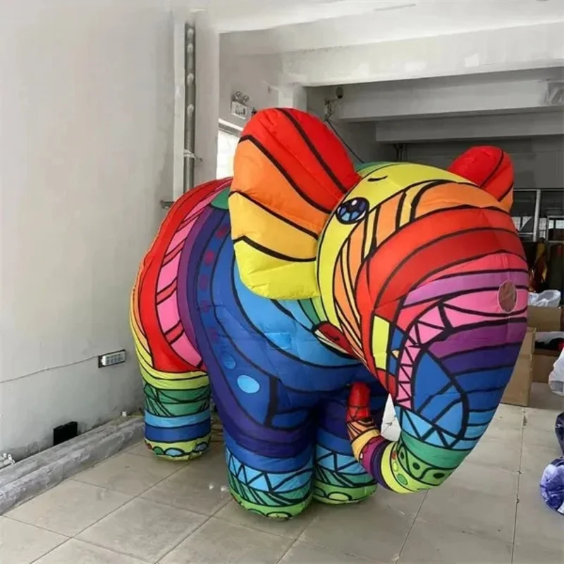 

Inflatable Elephant Events, Inflatable Animal Shape For Plaza, Mall, Park, Lawn Partyl with blower