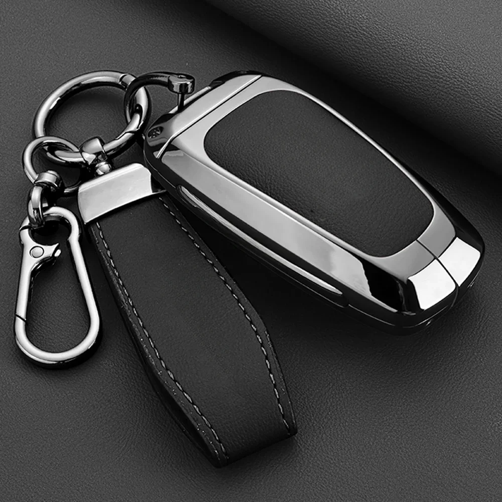 

Zinc alloy Car Key Cover Case Bag for Lincoln Continental MKC MKZ MKX Navigator Z Nautilus Aviator Corsair2019 2022 Keychain