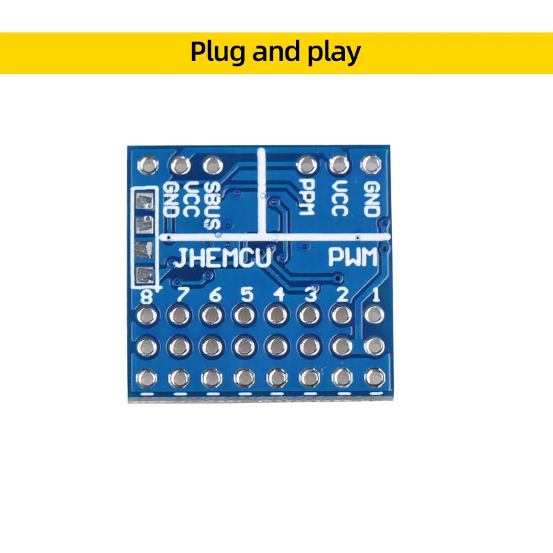 JHEMCU SPP 8CH Signal Converter Support SBUS PPM PWM Module Output For Flysky iA6B Frsky X8R Receiver RC Plane FPV Drone