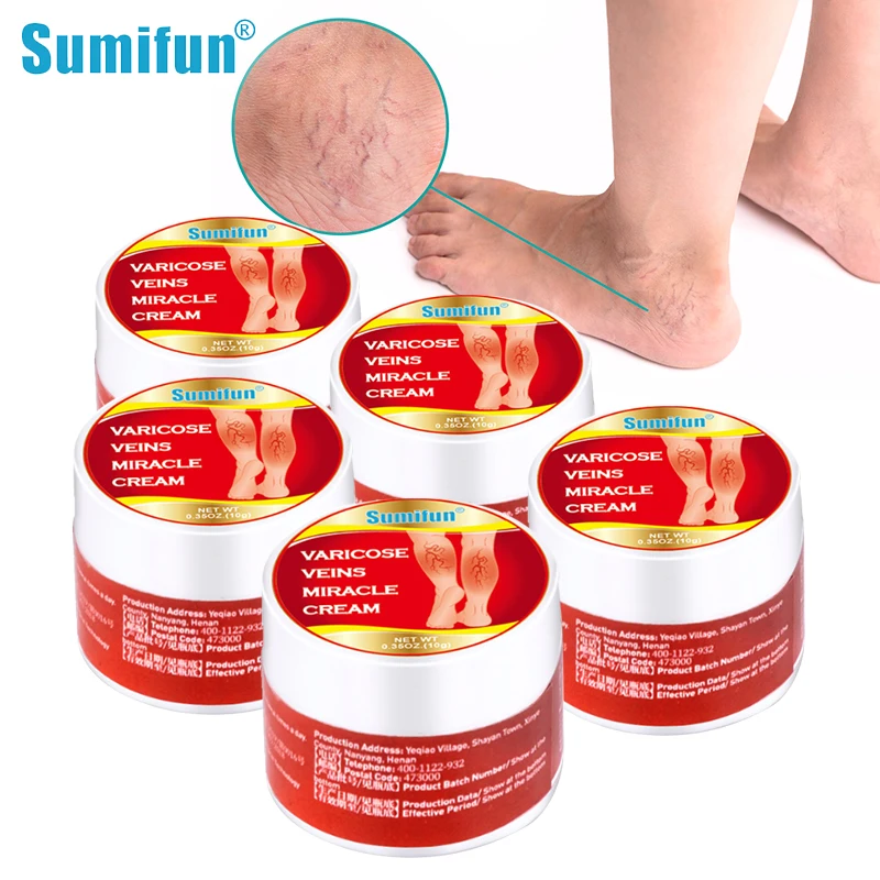 

1/3/5Pcs Sumifun Varicose Vein Removal Cream Legs Blocked Spider Veins Treatment Ointment Vasculitis Phlebitis Chinese Medicine