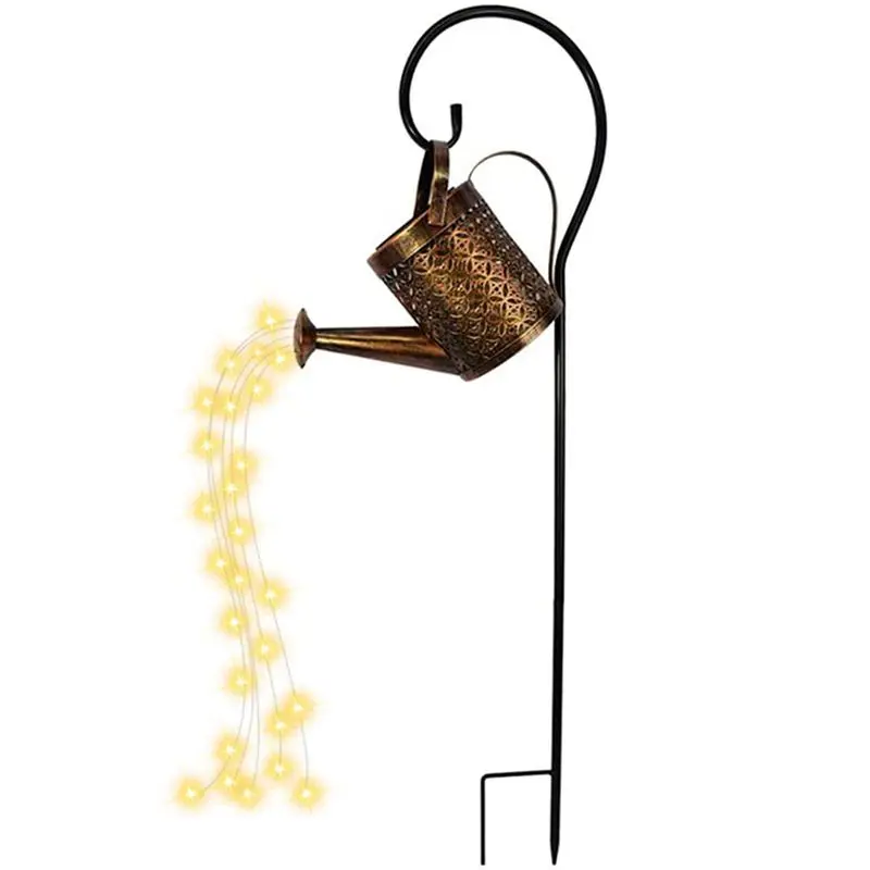 A67P-Solar Watering Can Light Waterproof Outdoor Garden Decor Yard Porch Lawn Backyard