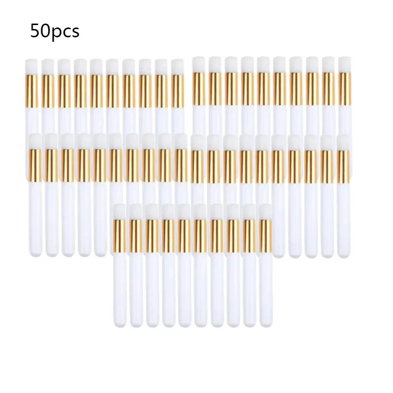 10/20/50pcs Eyelash Cleaning Brush Set Lash Shampoo Brush for Extensions Nose Pore Blackhead Removal Makeup Tools