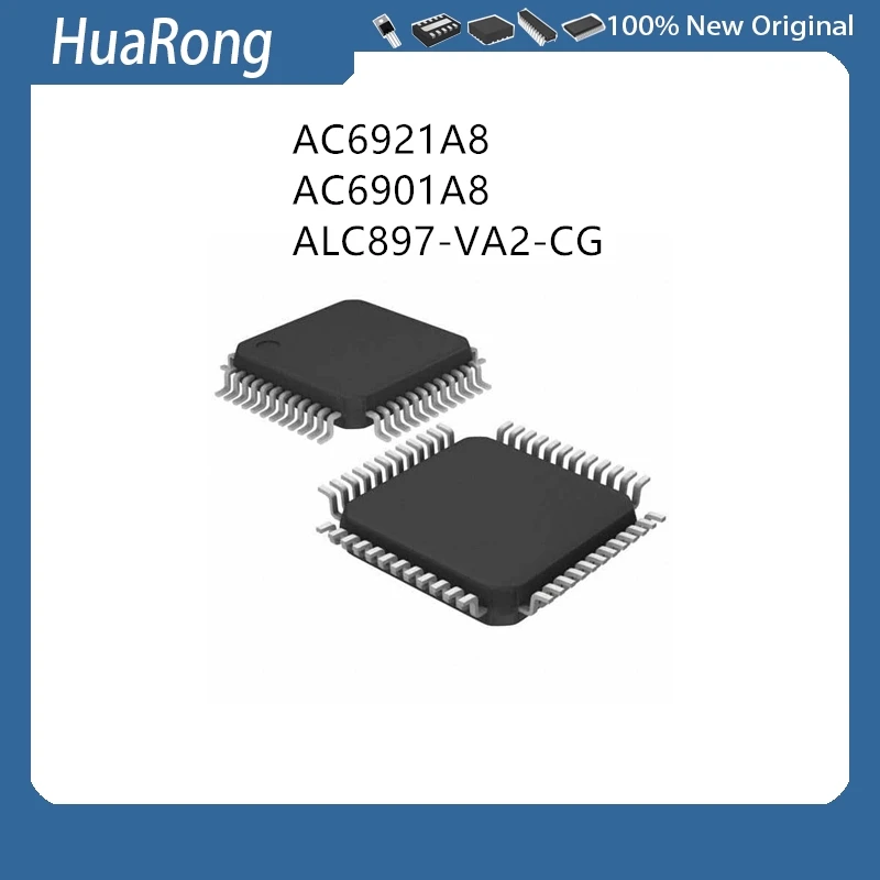 10Pcs/Lot  AC6921A8 AC6901A8  AC6921 AC6901 ALC897-VA2-CG ALC897 LQFP48