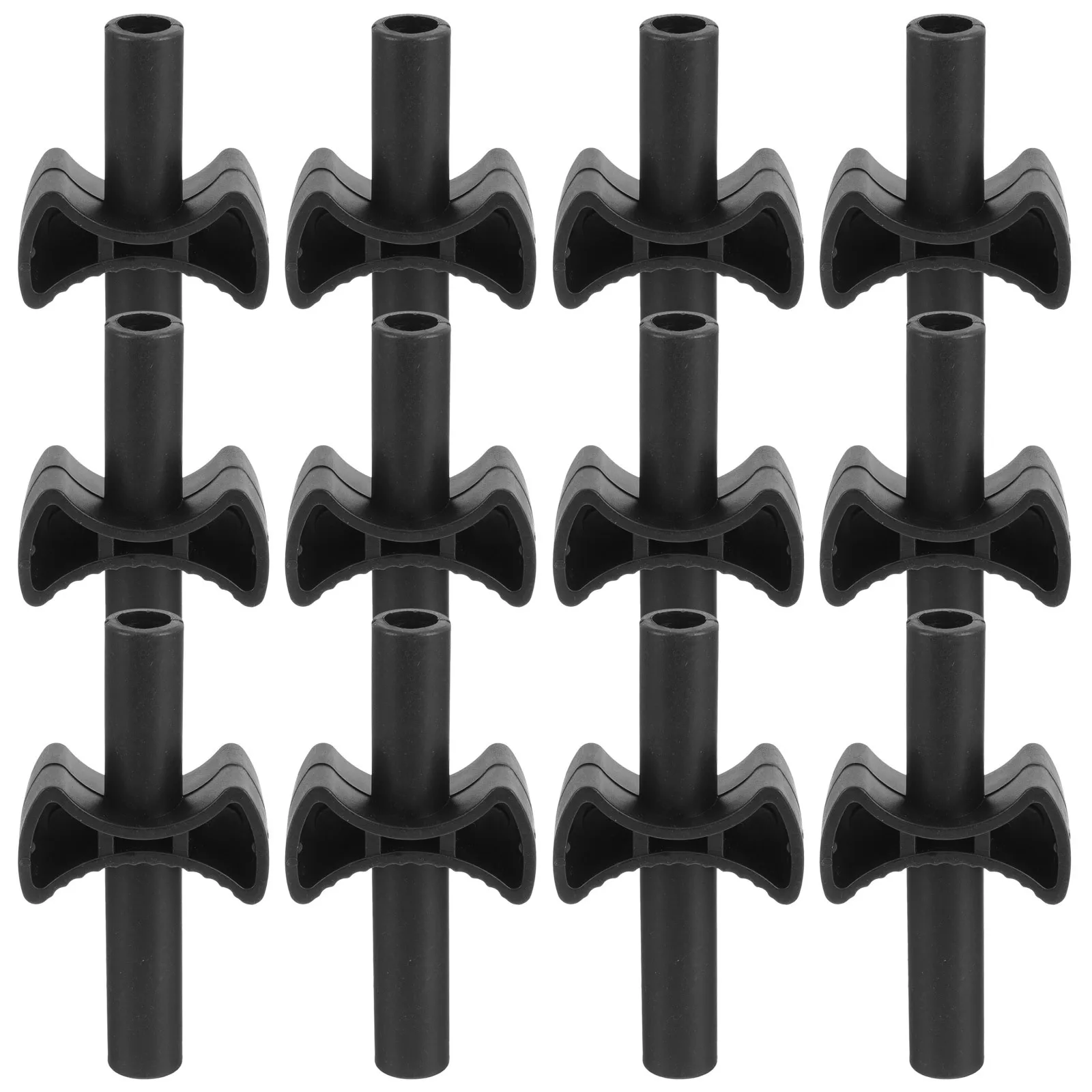 

12Pcs Trampoline Accessories Replacement Parts Enclosure Pole Gap Spacers ABS Plastic Cross Shaped Washers for Stable Outdoor
