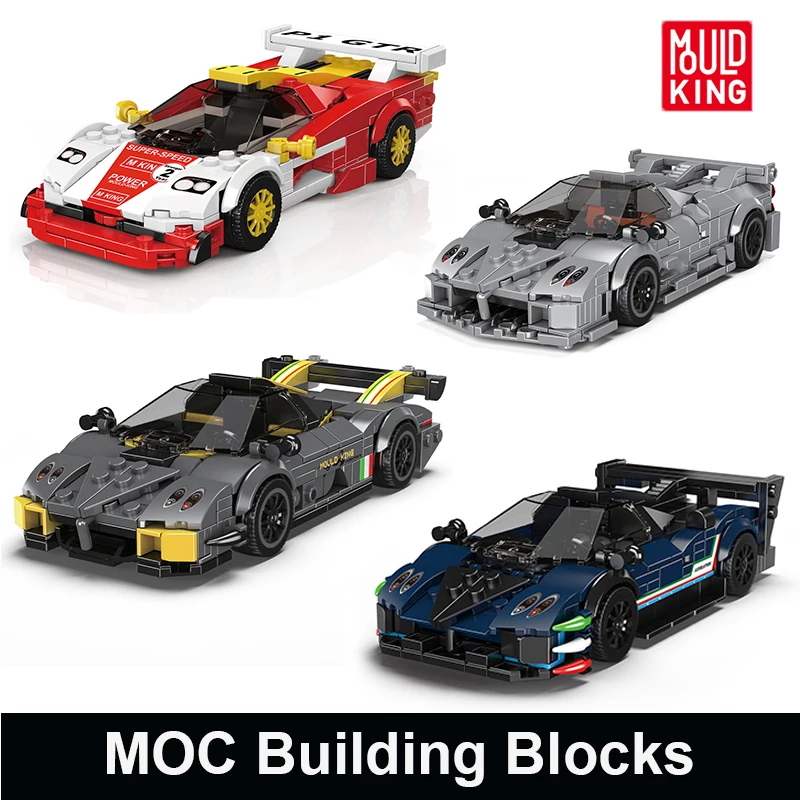 

MOULD KING Sport Car Building Blocks Model Racing with Display Box MOC Bricks Ornaments Kids Bithday Toys Gift 27089 27091 27092