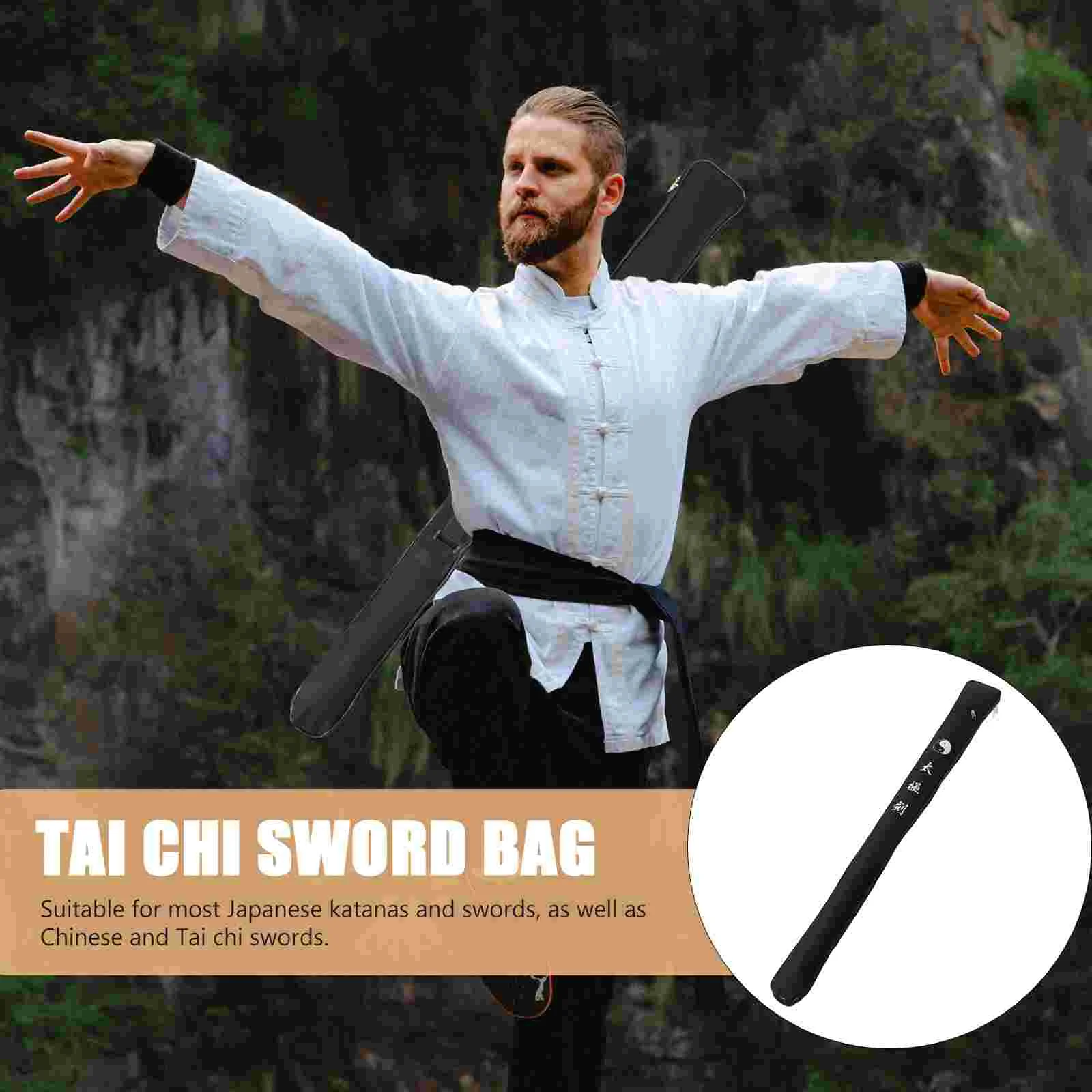 Sword Bag Cover Samurai Pouch Japanese Shoulder Tai-chi Swords Long Storage Chinese Holders