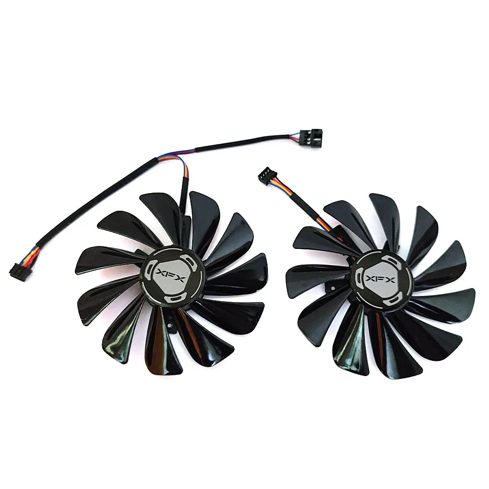 Nieuwe 1Lot 95Mm 4PIN FDC10U12S9-C Rx 5600 Xt Gpu Fan, voor Xfx Rx 5700 5700XT 5600XT Videokaart Koelventilator